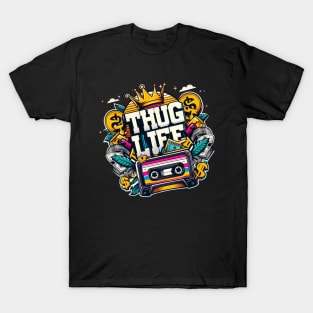 Music With Thug Life T-Shirt